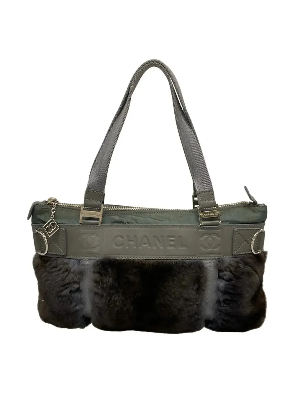Chanel Sports Line Gray Green Rabbit #305596C60B